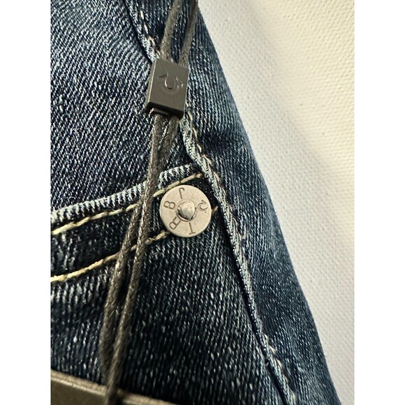 NWT $119 TRUE RELIGION MEN'S SHORTS JEAN SHORTS 36 RICKY SLAP - Picture 11 of 14